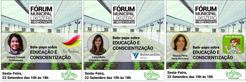 Bate Papo Educação Conscientização Forum LIXOZERO BH